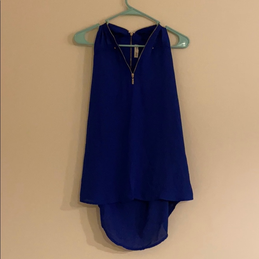 Royal Blue Blouse